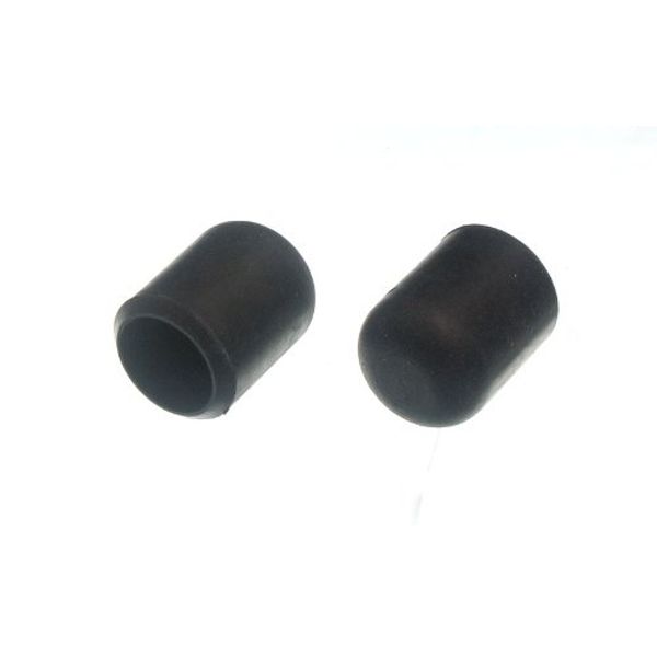 20 x Chair FERRULES Black Rubber Floor Protector Stick Ends 16MM 5/8 inch