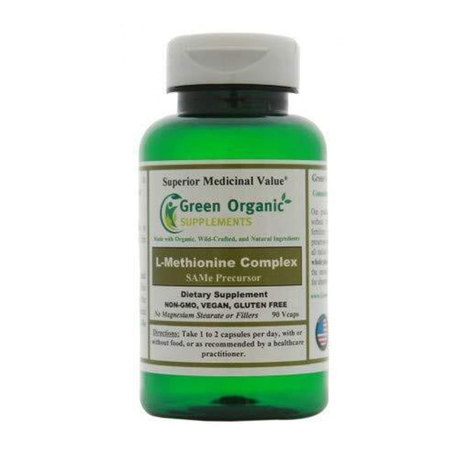 Green Organic Supplements' L-Methionine, Same, SAM-E