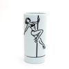 Stripper vase, Oval bud vase, 6 inches, funny gift
