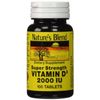 Nature's Blend Vitamin D3 2000IU Dietary Supplement Super Strength Tablets 100ct