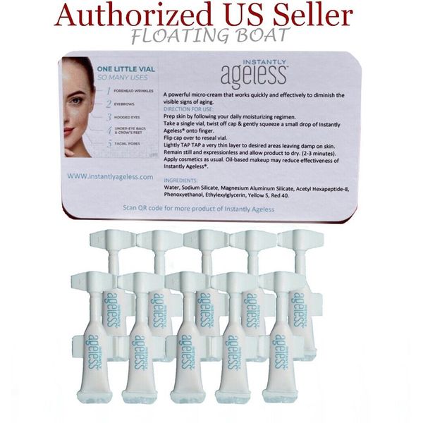 Instantly Ageless 10 Vials, Facelift in seconds, Exp: 05/2026