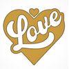LOVE - vinyl wrap for shirts