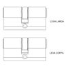 Tesa Assa Abloy t85b3030 N Security Cylinder