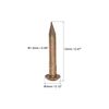 sourcing map Small Tiny Brass Nails 1.5x12mm for DIY Wooden Hardware Accessories 50pcs