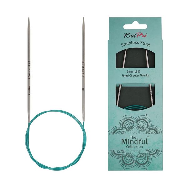 KnitPro The Mindful Collection Fixed Circular Needles 40" (100cm) | Size 3.00mm