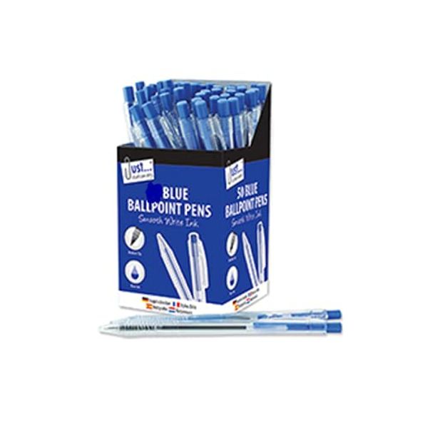 The Home Fusion Company Smooth Write Retractable Blue Ink Pens Various Quantities Work Office School