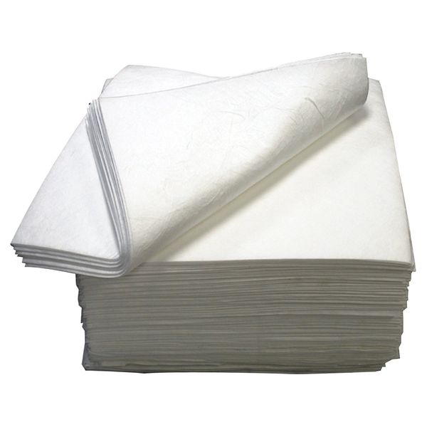 STAR BRITE High-Efficiency Oil Absorbent Sheets - Fuel and Grease Spill Cleaner for Shops, Boats, Engine Rooms - Water-Resistant, Easy Disposal - Essential for Mechanics & Marinas - 200 Pack