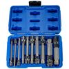 10pc XZN Triple Square Long Spline Socket Bit Set 1/4" 3/8" 1/2" Tamper Proof