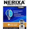 NERIXA Memory Brain Support - Memory, Mental clarity, concentration, focus