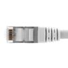 NavePoint Ethernet Patch Cable CAT6A, S/FTP, 26AWG, 0.5 Ft, 5 Pack, White