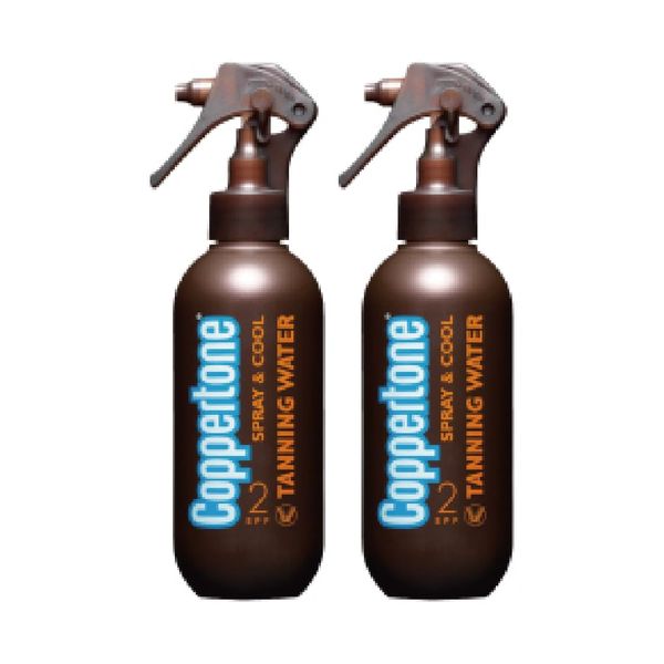 Copatone Tanning Water SPF2 6.8 fl oz (200 ml) x 2