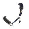 Bucas Show-Line Headcollar Cob Navy/Grey