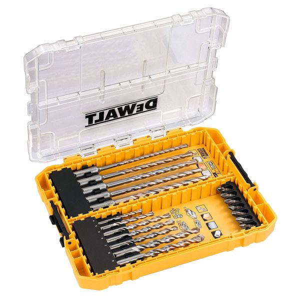DEWALT 19PC SDS Plus Masonry Drill Drive Set