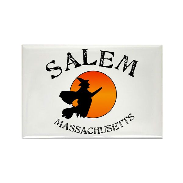 CafePress Salem MA Witch Rectangle Magnet, 3"x2" Refrigerator Magnet