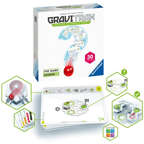 Ravensburger GraviTrax The Game - Course - Marble Challenge Logic Brain Games and STEM Toys for Kids Age 8 Years Up