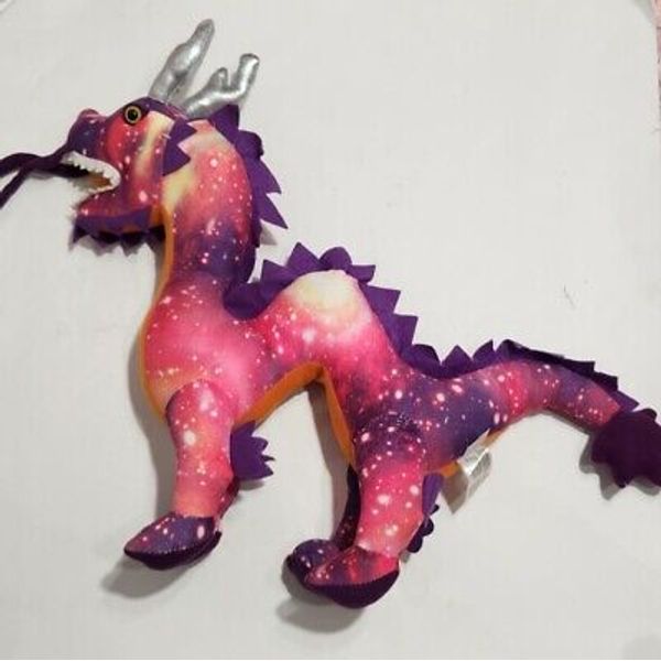 FIESTA STUFFED PLUSH PINK DRAGON OUR UNIVERSE GALAXY SPACE STARS ASTRONOMY TOY