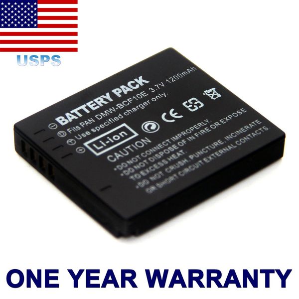 Battery For Panasonic Lumix DMC-FT3 DMC-FT4 DMC-FX40 DMC-FX48 DMC-FX60 DMC-FX65 