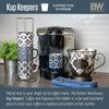 Boston Warehouse Coffee Mug Kup Keeper, Storage Basket,20 pods