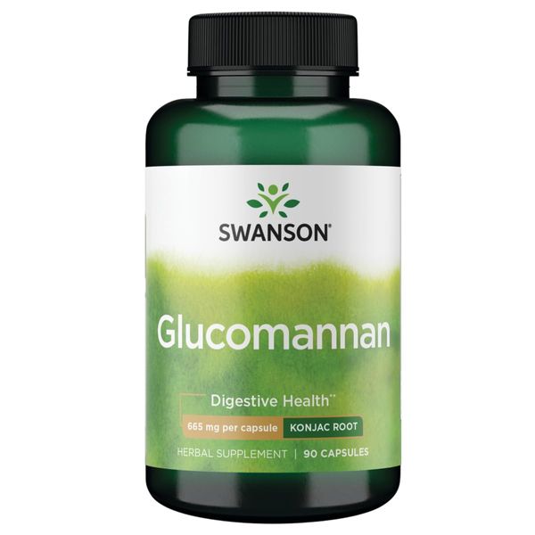 Swanson Glucomannan (Konjac Root) 665 mg 90 Caps