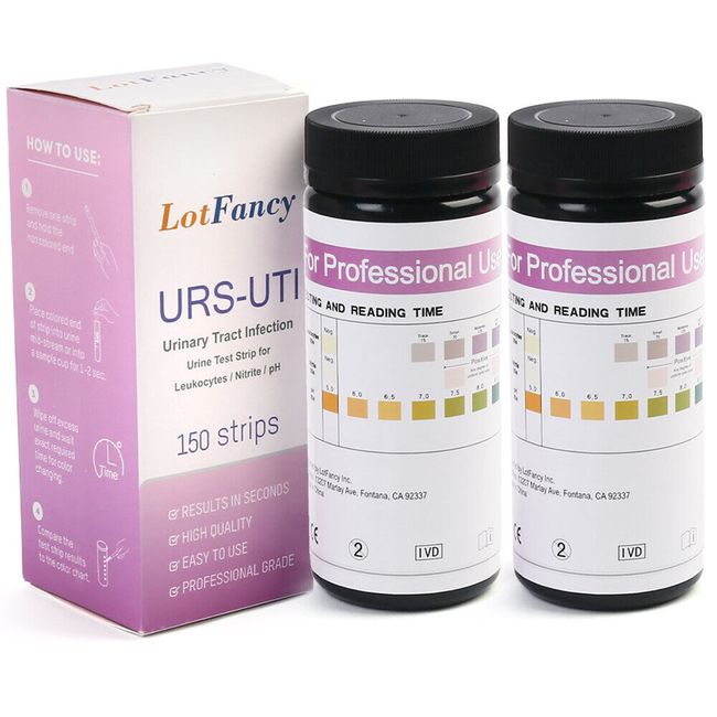 Parameter Urinalysis Reagent Urine Test Strips UTI -300 Strips Nitrite PH Test