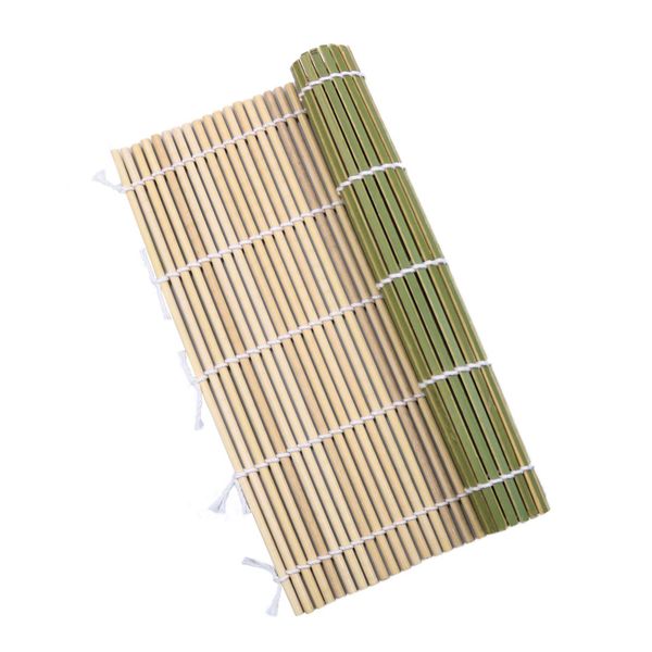 HTB HTB-BSR-B1 Bamboo Sushi Roll, 9.4 x 9.4 inches (24 x 24 cm), Antibacterial Sushi Roll, Ehata Roll, Ehata Roll, Thick, Bamboo Roll, Green Sudare, For Making Sushi Rolls, Gourmet, Camping, Roll