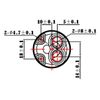 Yizhan Single Handle Ceramic Disc Cartridge (N35HEW) 35mm