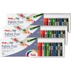 Fabric Crayons Set 15 Colours, 3 Sets