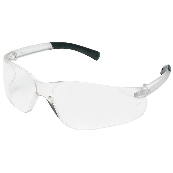 BEARKAT CLEAR LENS SAFETY GLASSES BLACK TEMPLE S