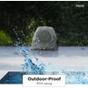 iHome Bluetooth Outdoor Solar/Rechargeable Rock Speaker w/ LED (PAIR)