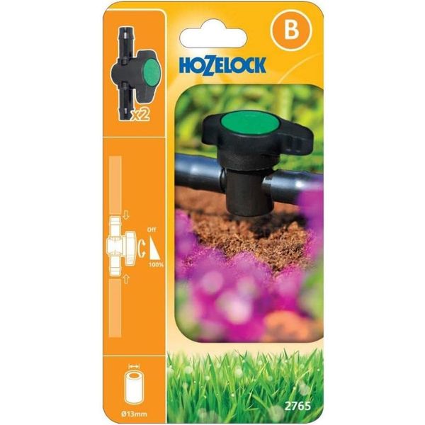 Hozelock Flow Control Valve 13mm (2 pack)
