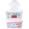 Dynarex Personal Cleansing Washcloth - Pre-Moistened Wet Wipes with Lanolin & Aloe Vera - Disposable Sheets for Incontinence, Personal Care, Make-Up Removal, 1 Tub of 46 Wipes