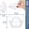 3D Mask Bracket Inner Frame Support -Protect Lipstick Lips Nose Breathing Smoothly Washable Reusable -5 Pcs