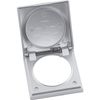 Berker 918282518 Integro Flow Frame with Hinged Lid Glossy Chrome Loose