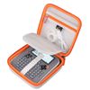 Mchoi Hard Case Suitable for Makeid E1 Label Maker and Label Printer Tape Rolls and USB Charging Cable, Waterproof Shockproof Portable Label Machine Protective Case, Case Only