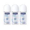 Nivea Fresh Natural 48 Hours Deodorant Roll on 50 Ml. 3 Pack l