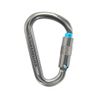 ISC HMS Karabiner 3-Pack Titanium/Turquoise Carabiner 3-Pack Titanium/Turquoise