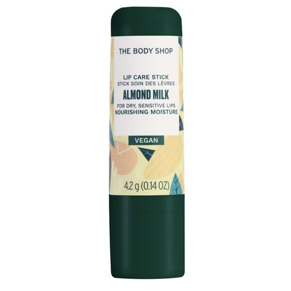 The Body Shop ALMOND MILK Lip Care Stick For DRY, SENSITIVE LIPS Nourishing Moisture VEGAN 4,2 g