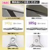 [B Products No Problems in Function] Kitchen Scissors, Stainless Steel, Disassembly, Dishwasher-Safe, Lightweight 4.9 oz (140 g)