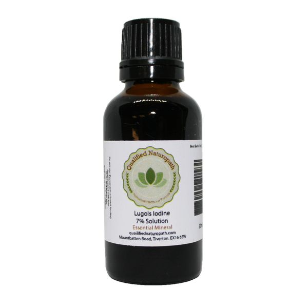 Lugols Iodine Solution 7% - 30ml - with Dripper/Dropper Top