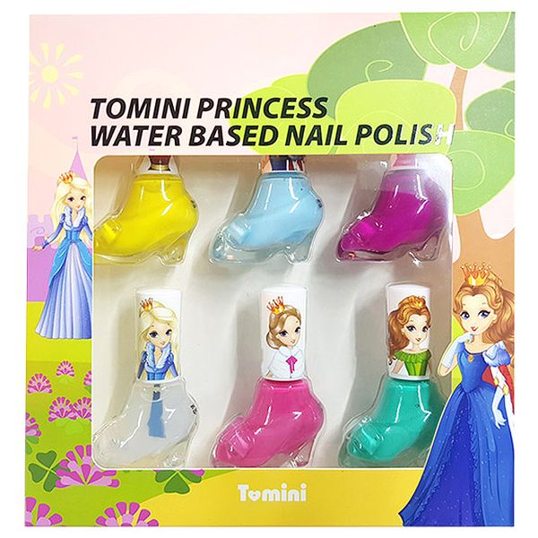 Tumini Princess Water-Based Kids Nail Polish Set