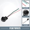 A ABSOPRO 3157 Bulb Socket Harness Wire for LED Brake Turn Signal Lights