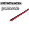 10 Pairs DC Power Pigtail Cable, 12V 5A DC Connectors for CCTV, Computer