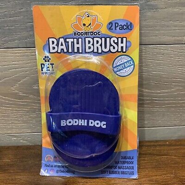 Dog Brush New Bodhi Grooming Pet Shampoo | Soothing Massage Rubber Bristles Curr