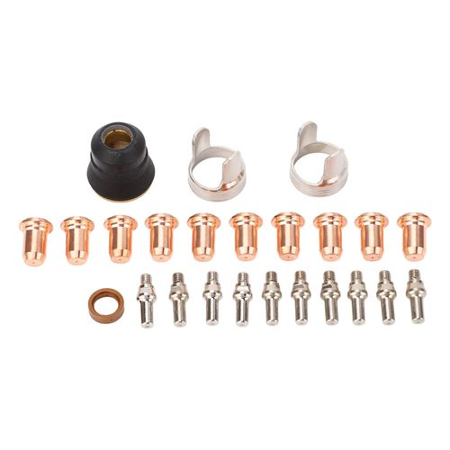 24 Piece Plasma Cutter Tip Electrode Kit, Includes IPT40, for YESWELDER CUT 55DS Pro, CUT 65DS, Easy Parts Replacement for Plasma Cutter