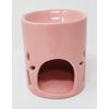 Bird Pattern Wax Melt Burner Oil Burner Ceramic Aromatherapy Diffusers (JR1516) (Pink)