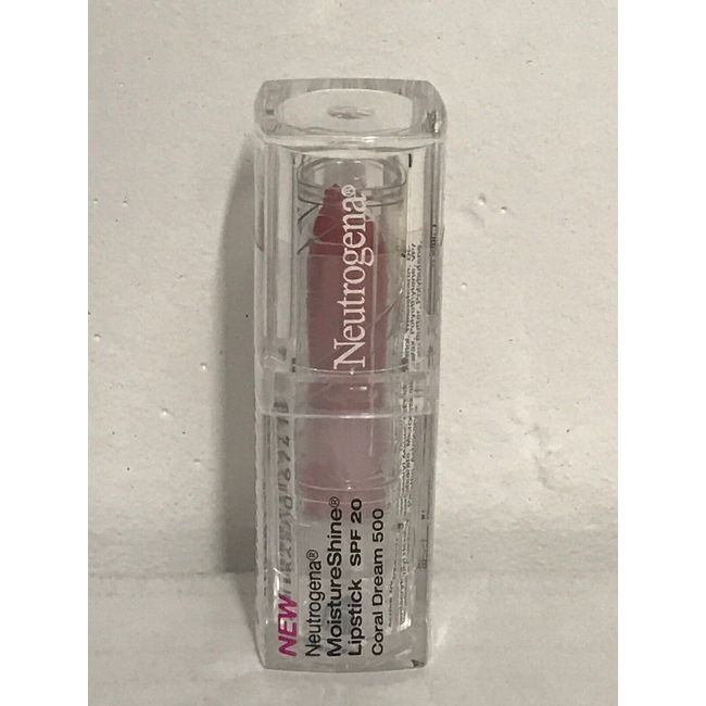 Neutrogena MoistureShine Lipstick - # 500 Coral Dream (Single)