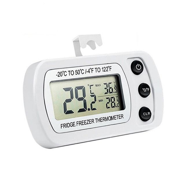 Digital Waterproof Fridge/Freezer Thermometer With Lcd Min/Max.