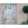 Cast Iron Metal Please Close the Gate Sign Plaque