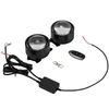 3Inch LED Dynamic Devil Eyes Light 6 Modes 12V Headlight Retrofit Remote Control