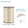 CoCud Thin Wax Thread 175 Yards Diameter 0.45mm Polyester Wax Coated Leather Stitching Thread Linen - (Application: Sewing Quilting)